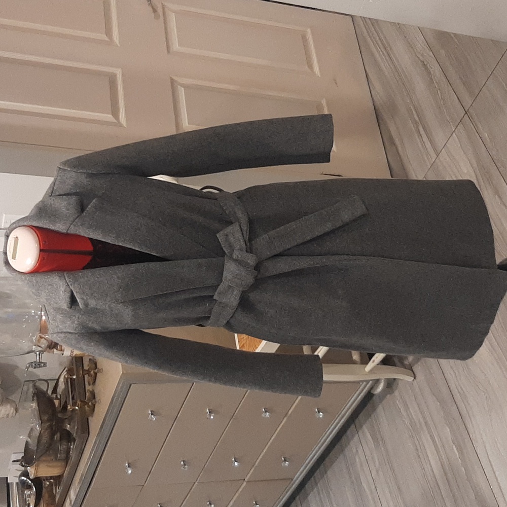 Gray coat